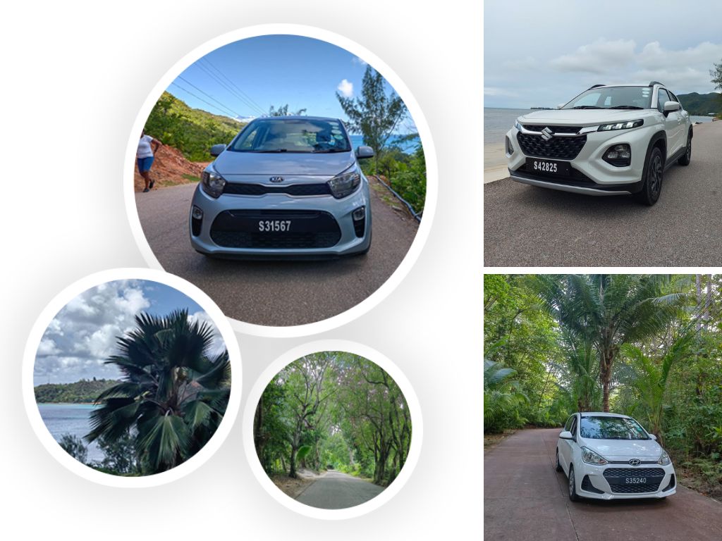 rental car booking in Praslin