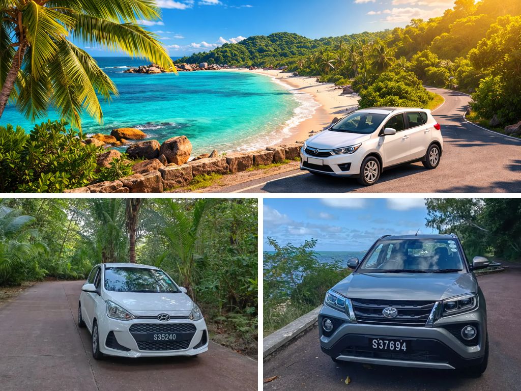 rental car booking in Praslin