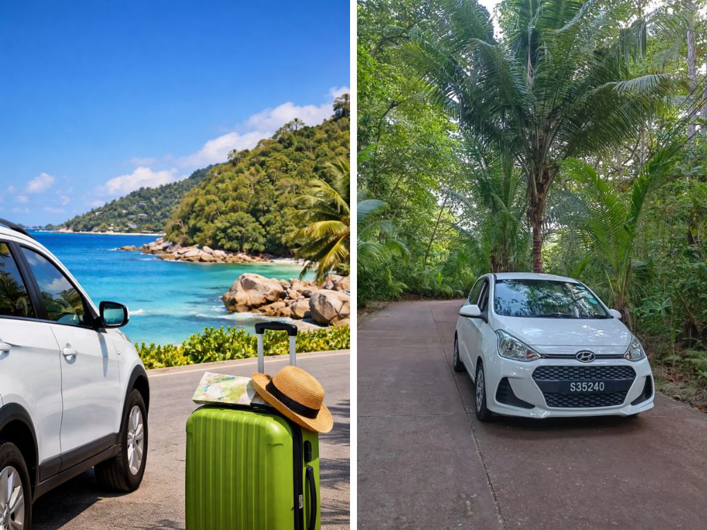 rental car booking in Praslin