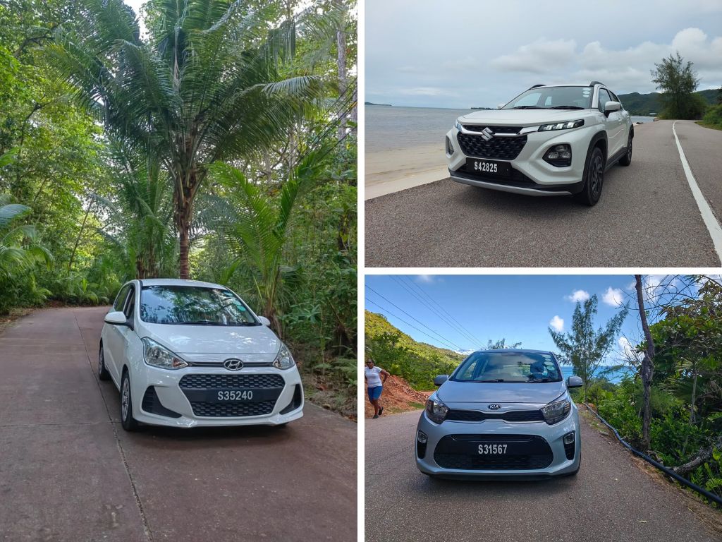 rental car booking in Praslin